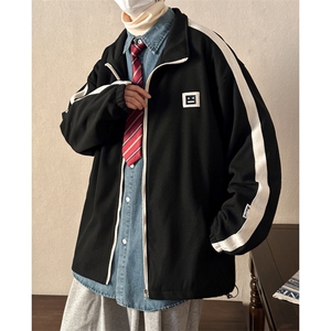 春季华夫格夹克外套男美式复古vintage潮牌ins上衣服JK062-P48