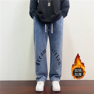 k820J-p65-控88薄款55控78加绒宽松大码牛仔裤cityboy图片