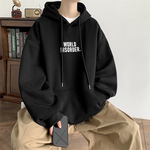 人气主打卫衣男中性港风宽松字母休闲外套416B-1-WY667-P55限78