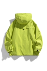 冲锋衣男高品纯色宽松夹克外套DSA157B-J90-P60，男装夹克，电商A157B