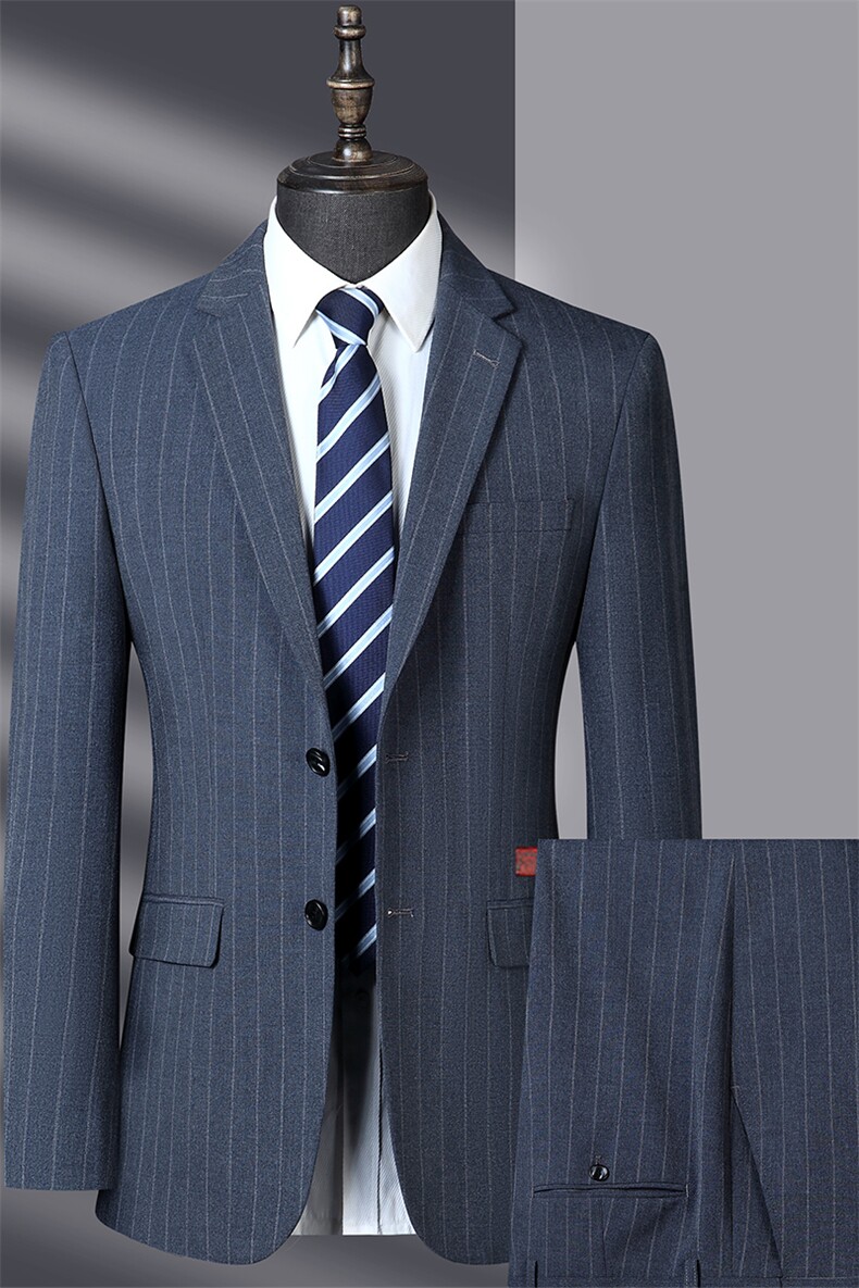 男士2023年春季西服礼服西装修身商务休闲男装西装套装,男装西服套装,电商B360