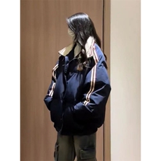 羽绒棉服2025新款冬季学院风棉衣外套加厚保暖棉袄2501-P95网络图，男装棉衣，电商B245