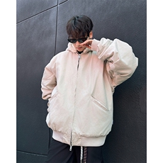 美式冬季纯棉水洗加绒棉衣潮牌宽松休闲连帽棉服上衣，男装棉衣，星座410-7