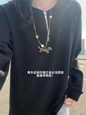 XZ809A/VL666/特P24/控48美式半拉链肌理感长T恤卫衣，男装T恤，星座809A(原222-1)