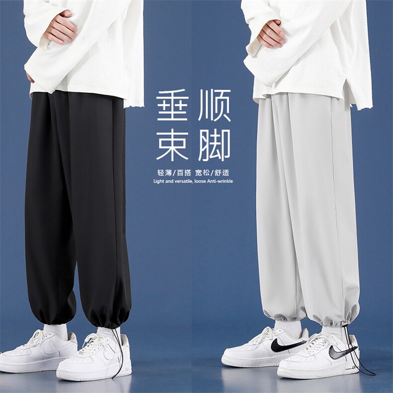 2021潮流白塔运动休闲九分卫裤  柔顺束脚  1223-特批：25图片