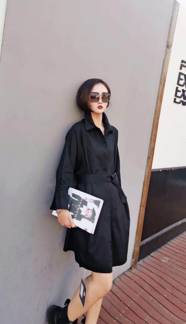 2021春季新款休闲风衣，女装风衣，芷箐伊苑