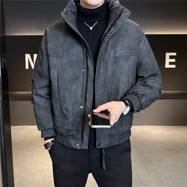L-4XLB3533919P215皮黑色2025冬羽绒服【标50控活动价308】,男装羽绒服,电商B353