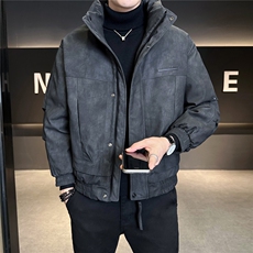 L-4XLB3533919P215皮黑色2025冬羽绒服【标50控活动价308】，男装羽绒服，电商B353
