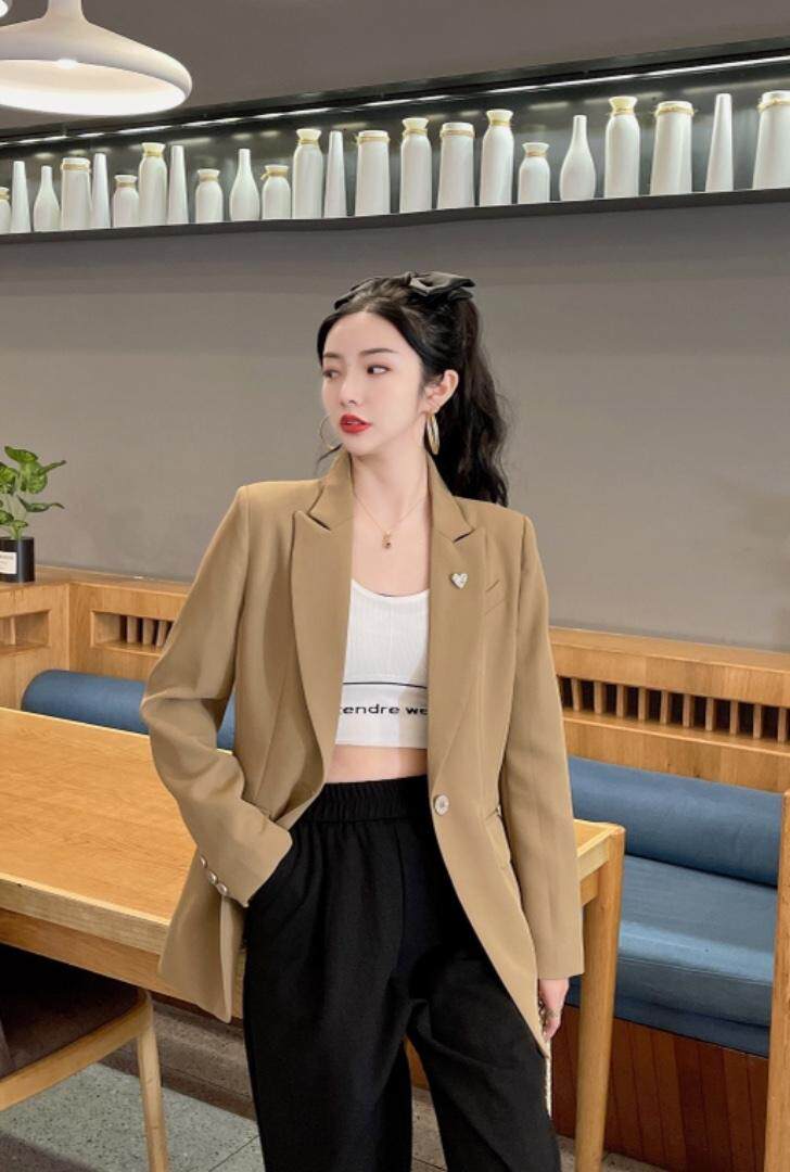 现货春季新款修身西装外套，女装西装，韩衫衣社
