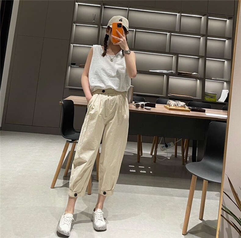 夏季休闲裤，女装休闲裤，郦歌贝妮