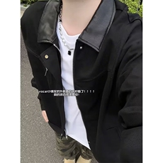 网图原版小马丁外套高街潮牌港风日系原宿风韩版潮流宽松夹克，男装夹克，四季星座505