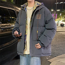 冬季潮风假两件外套男新款美式棉衣XZ102B-1-M9903P125，男装棉衣，星座102B-1