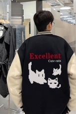 ！棒球服棉衣男棉衣男士棉服男冬季棉袄外套男BJM484-P90，男装棉衣，电商B371