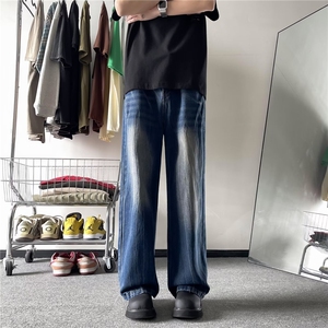 2024美式牛仔裤男款直筒长裤潮 T8856 P43图片