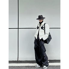 【有货】玄鸟刺绣提花外套男高级感痞帅春秋短款夹克A221LL-特P55，男装夹克，星座1007（原301D）