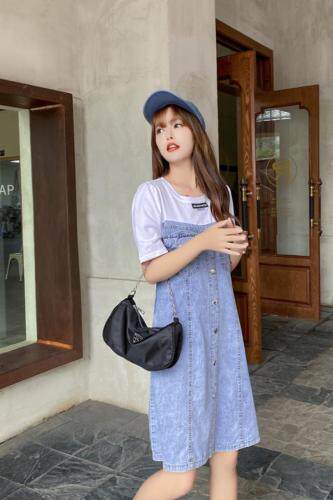 现货简约时尚大方款连衣裙，女装连衣裙，金地雪