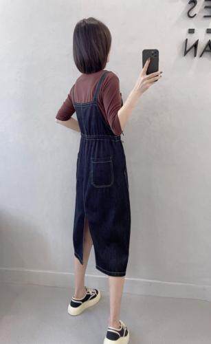 牛仔背带裙，其它，秀红佳丽