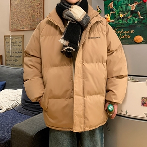 冬季潮流美式面包服男潮大码休闲加厚棉衣立领加厚外套MY1170/P90,荆州天气穿衣搭配图片