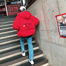 MY16040-P100加厚加绒连帽棉衣男大码棉服男面包服男，男装棉衣，电商A040A