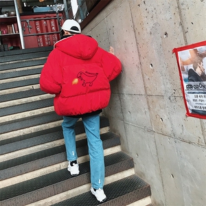 MY16040-P100 加厚加绒连帽棉衣男大码棉服男面包服男图片