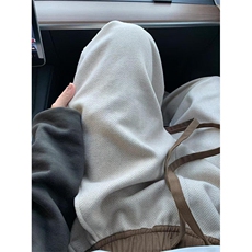 秋冬弯刀阔腿直筒运动休闲裤男宽松轻奢长裤子潮流KH208，男装休闲裤，星座1116A（原606A-3）