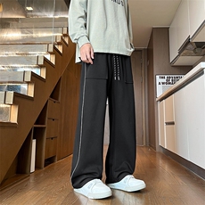 解构拼接卫裤男2025秋季新款美式潮牌百搭休闲裤子-A2268TP45控79，男装休闲裤，电商B241