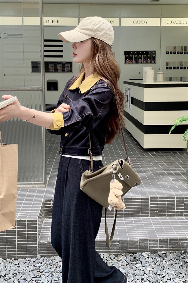 （新款）2026春装时尚拼接针织牛仔套装两件套1D060-p199-328,女装套装/套裙,1D060