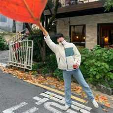 816B-LMC01-P138高品质羊羔毛两面穿韩，男装棉衣，星座816B