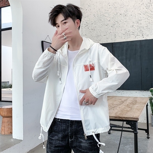 防晒衣薄款2021新款夏季韩版夹克潮衣服男士大码外套f206-P45图片