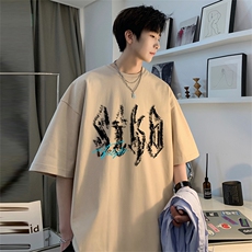 数据超好220克重磅美式潮牌短袖t恤T1229-P28直播有280克品质P38，男装T恤，电商A486