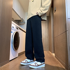 酒店低角度高弹力修身微喇水洗牛仔长裤男基础G37-TP40，男装休闲裤，星座910
