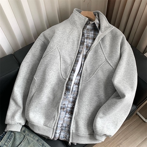 重磅解构立领卫衣夹克男 cp121-特p65图片