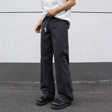 A436-6238C-P701082025秋冬季新款重磅美式低腰休闲弯刀裤，男装休闲裤，电商A436