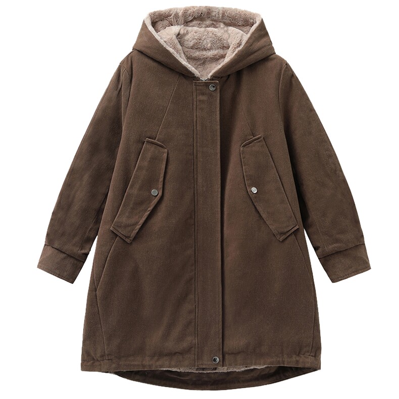 2024年新款派克服加绒加厚保暖棉衣棉服742-1款,女装棉衣/棉服,秋牧寒烟