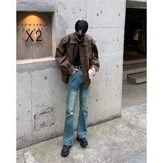 美式秋冬季新款扎染夹克外套男长袖休闲宽松韩版港风Y135P90，男装夹克，星座1116-2