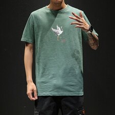 2019时尚韩版宽松港风多色T恤T988-P25，男装T恤，电商A128