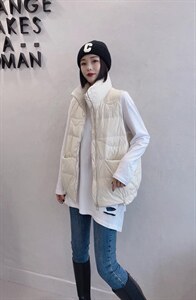 2021冬季新款90绒马甲图片