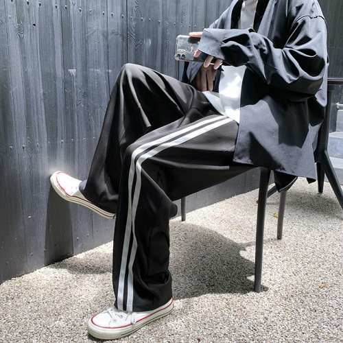 夏季拖地冰丝西裤织带直筒超薄垂感拖地裤XZ1004-1KZ1669P38,男装休闲裤,星座715