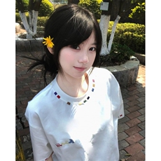 T恤男女短袖刺绣2025夏季体恤BT001-P30，男装T恤，星座412-1