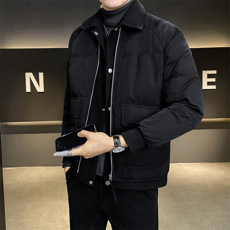 冬季店主羽绒服简约时尚保暖品质数据款简约外套男6297-P185,男装羽绒服,电商D327