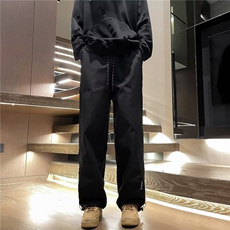 直筒裤机能裤长裤运动裤子男生黑色冲锋裤KU11P33，男装休闲裤，星座1116-2