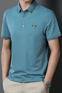 polo衫短袖男夏季潮牌2023新款半袖上衣宽松翻领t恤男图片