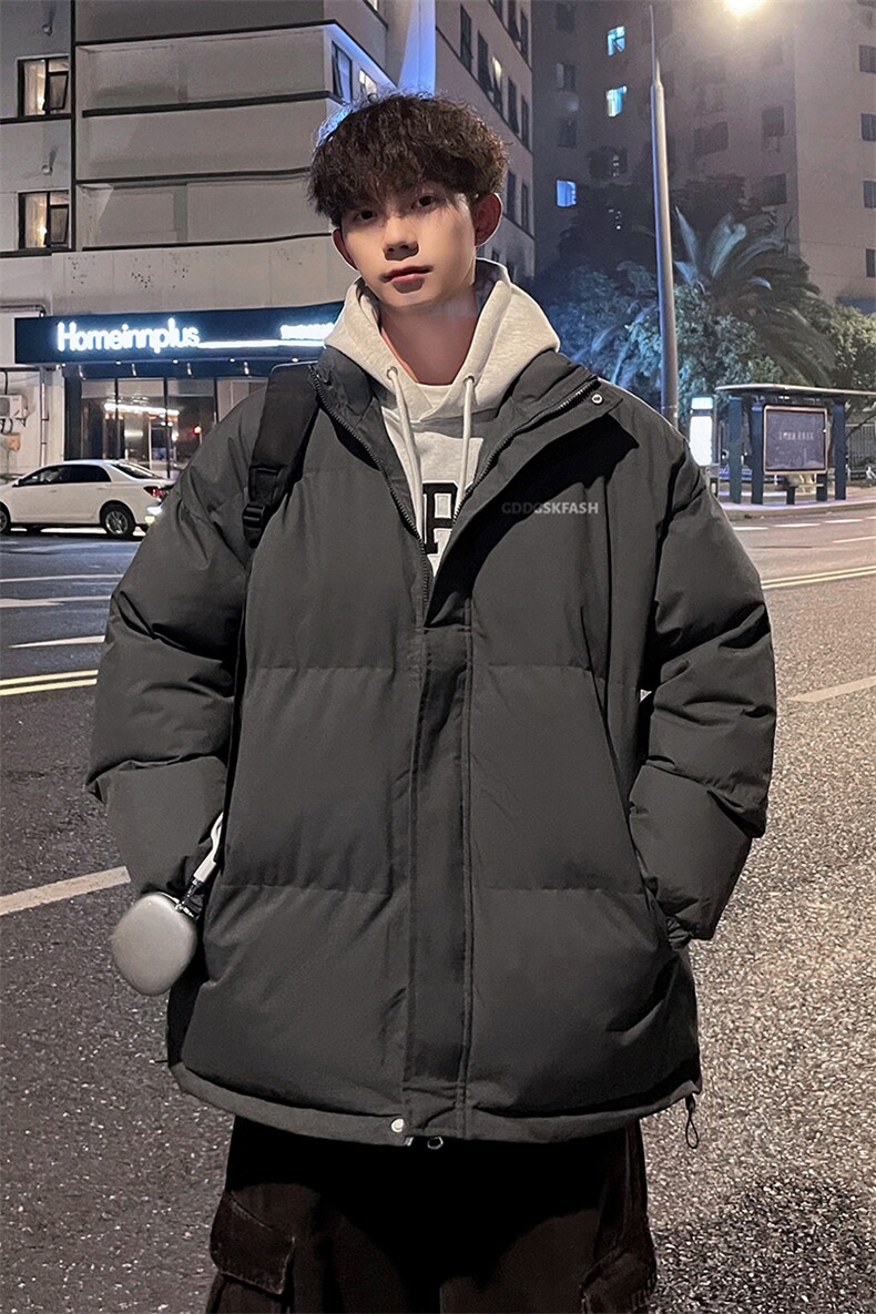 外景冬季加厚面包服男潮ins韩版宽松保暖棉衣立领外套MF9370/P90,男装棉衣,电商B316