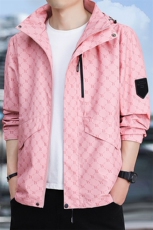 GDN68888春秋新款男士三防冲锋衣夹克连帽休闲时尚青年男装外套，男装夹克，电商B360