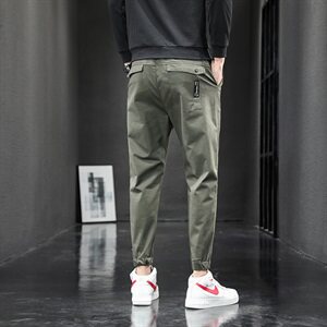 休闲直筒宽松韩版潮流松紧腰弹力修身束脚百搭秋冬男裤K705-P45图片