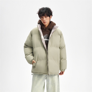抖音得物美式潮流高品质格子三防加厚羽绒棉衣外套棉服MY5555-P68图片