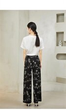 现货夏款趣味印花阔腿裤，其它，觅处