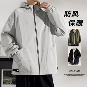 大码休闲连帽夹克外套 8578-P70控139大码元图片