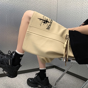 菠萝格抖音直播得物供货男五分中裤休闲短裤K070P35控48图片