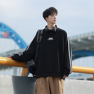 秋季现货套头宽松卫衣男圆领长袖打底衫DSA157B-W6492-特P38图片